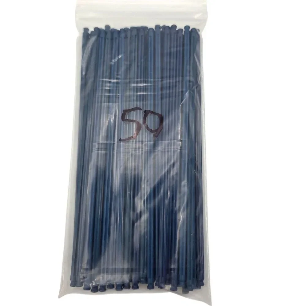 K'NEX Royal Blue 5.5 Inch Rods Building Toy Replacement Parts Lot of 100 Bulk